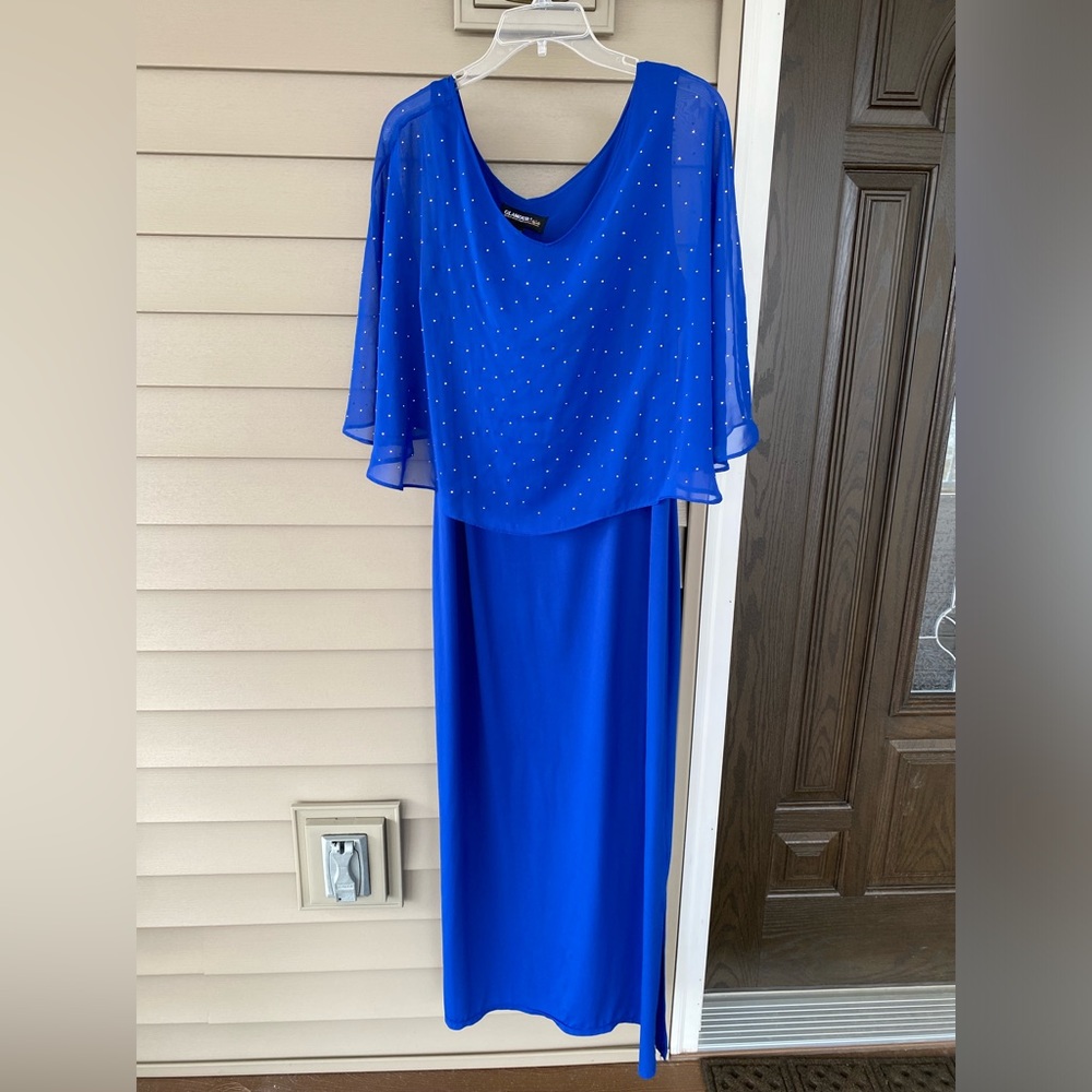 Blue gown